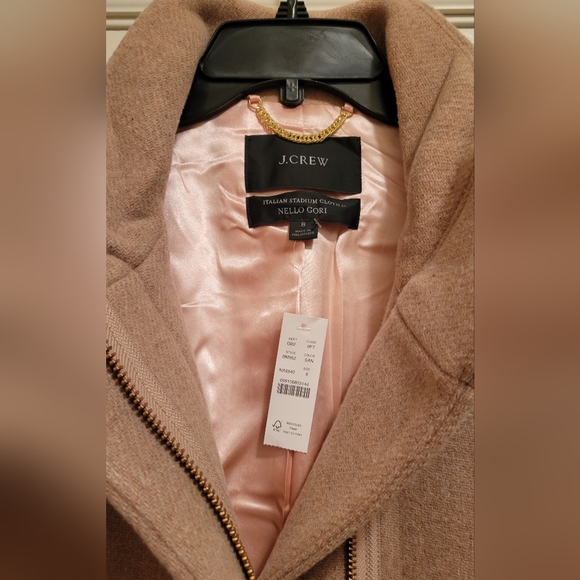 NEW with Tags!  J.Crew Cocoon Coat in Italian Stadium-Cloth (2022 collection). - Picture 7 of 11